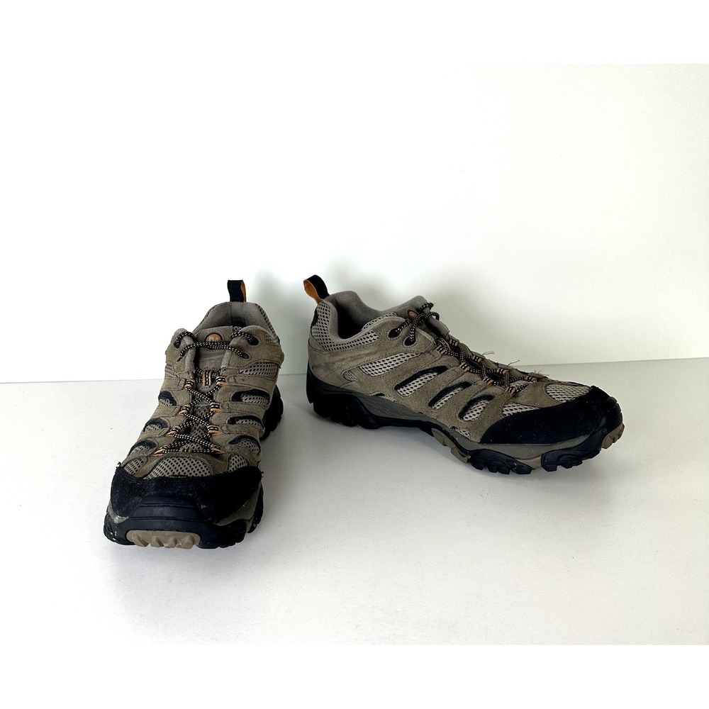 Merrell Shoes Continuum Men's Sz‎ 14 Outdoor Hiking Trail Vibram Walnut J86595
